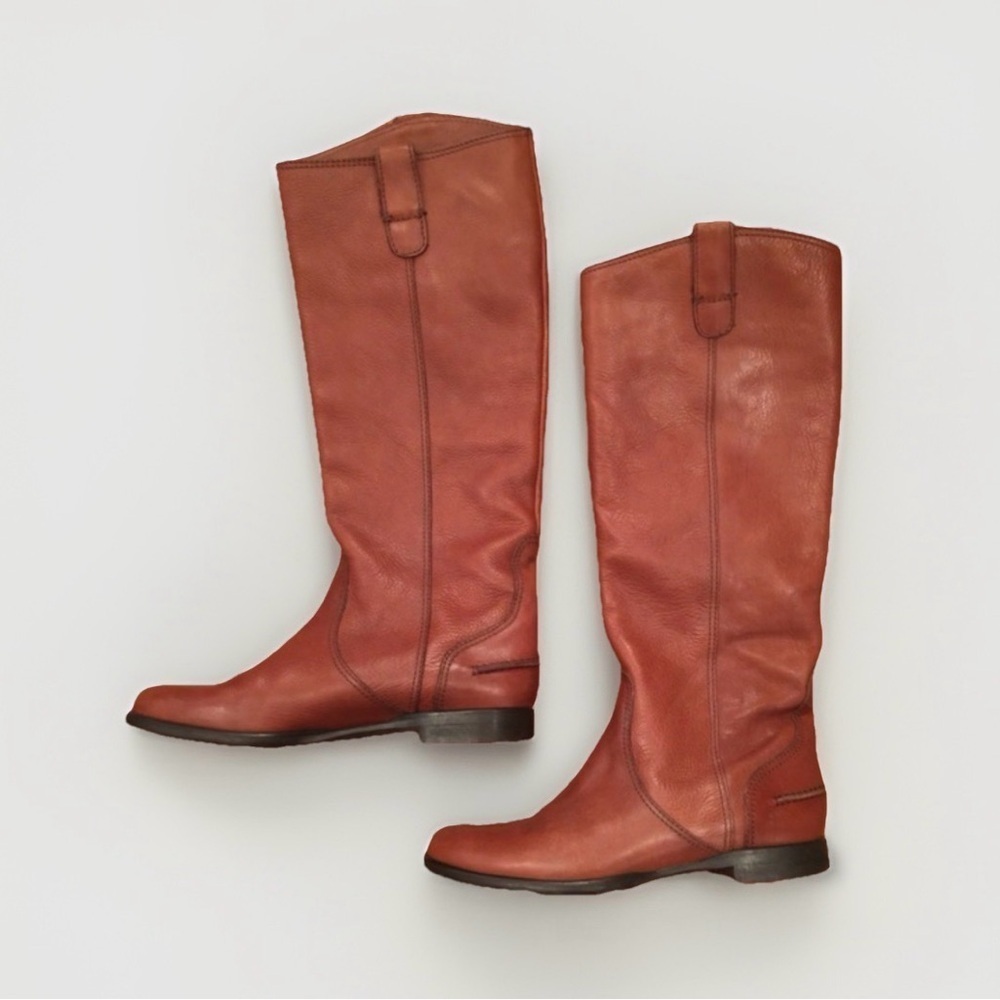 Madewell Brown Leather Over the Knee Boots